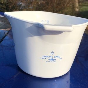 Vintage Corning Ware P-55-B 1 Quart Blue flower